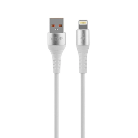 Kabel USB iPhone Lightning 1.2m biały VIDVIE CB4009 2.4A